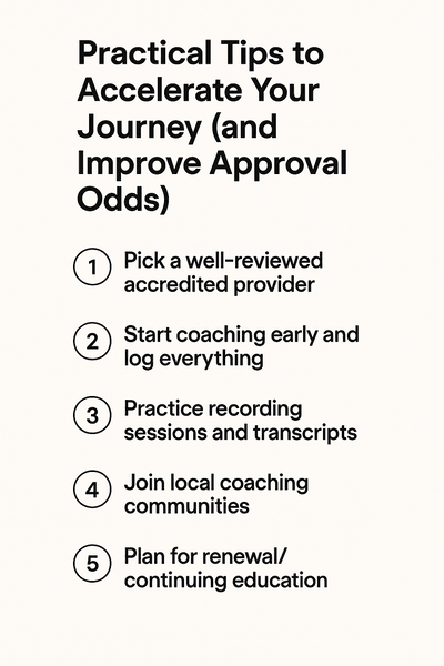 Practical tips to accelerate your journey (and improve approval odds)