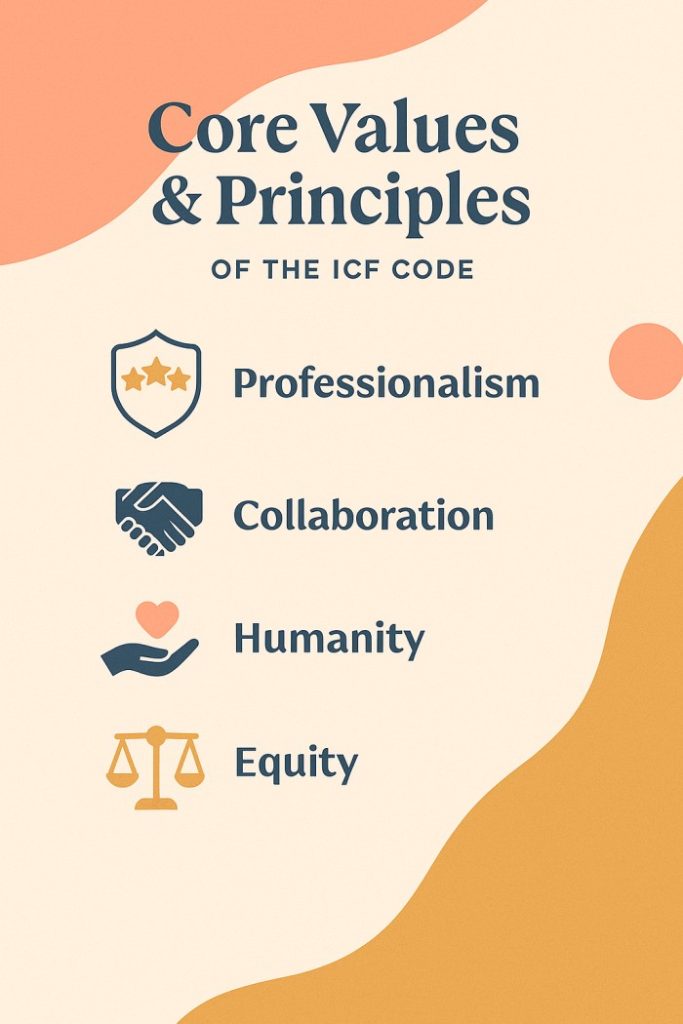Core Values & Principles of the ICF Code