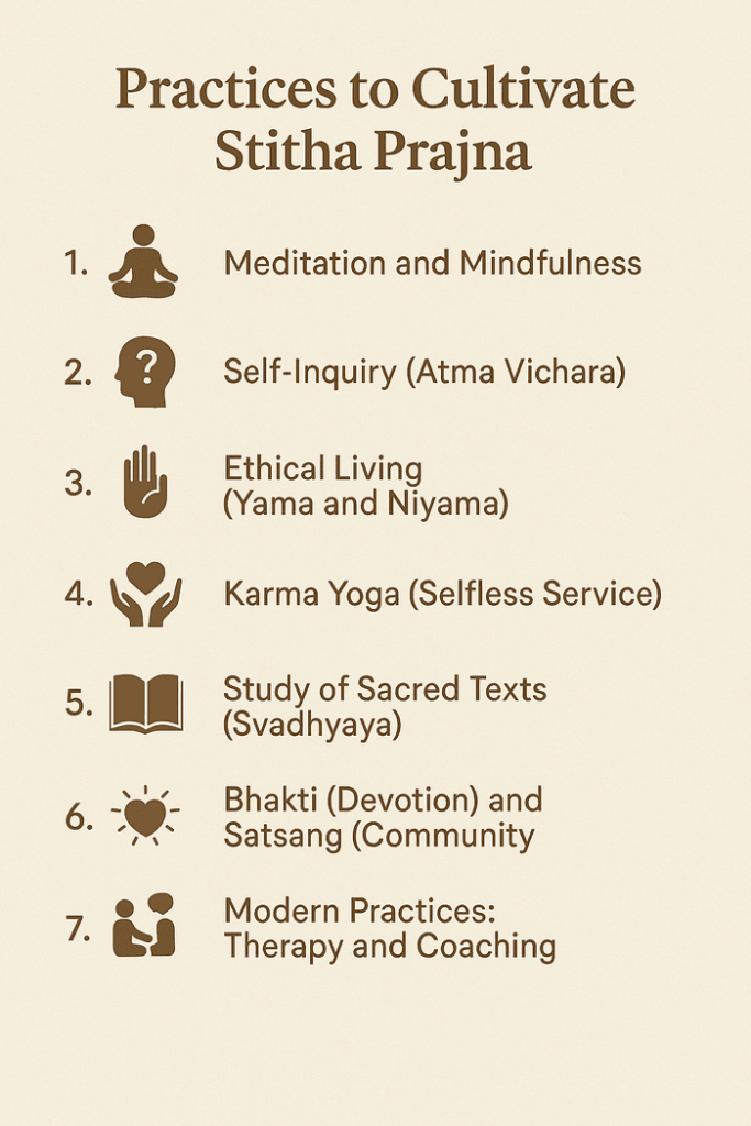 Practices to Cultivate Stitha Prajna